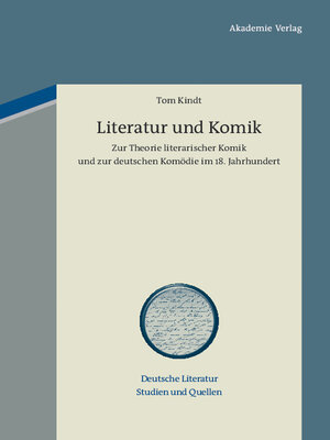 cover image of Literatur und Komik